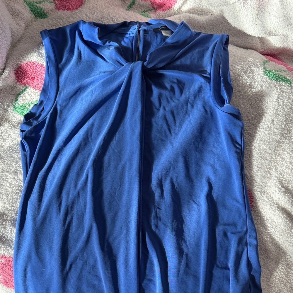 Tommy Hilfiger Royal Blue Sleeveless Blouse